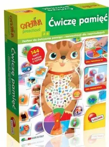 Образовательная электронная игра Lisciani Carotina Ćwiczę Pamięć PL57511 – тренировка памяти, на батарейках, на польском