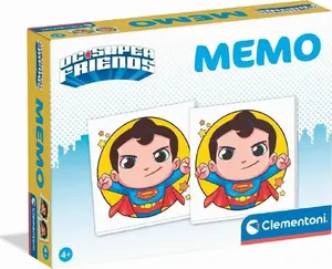 Clementoni Memo DC Super Friends Comics — Memory Card Game, Model 18125
