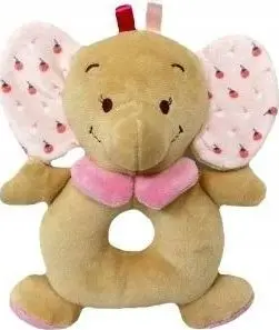 Rattle TULILO 9362 pink elephant 18 cm Photo 2