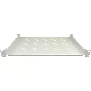 Alantec 1U 19-inch Fixed Rack Shelf, 280mm Depth, 2-Point Mounting