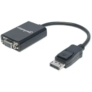 DisplayPort to VGA Converter Cable Manhattan DP2VGA2 15cm Male to Female
