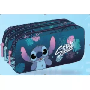 Disney Stitch Core Beta Pencil Case with 3 Zippers