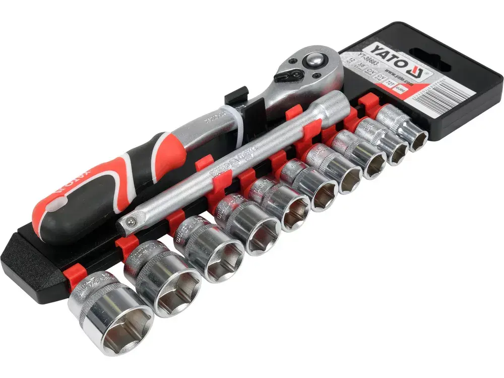 Impact socket set YATO YT-38683 3/8" 12pc Photo 2