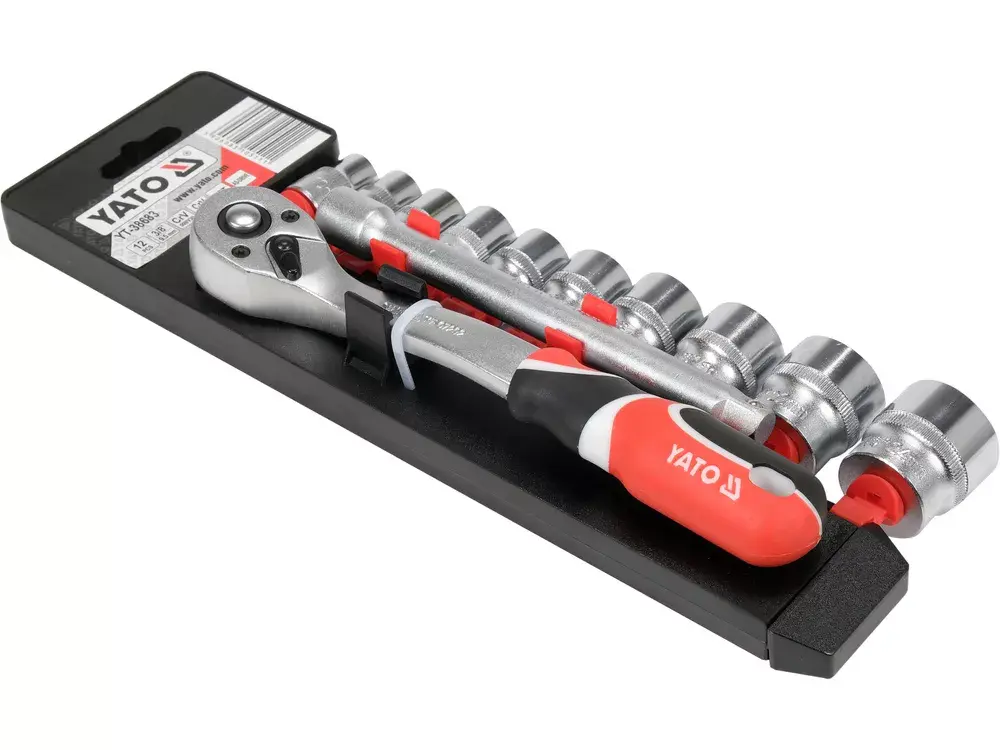 Impact socket set YATO YT-38683 3/8" 12pc Photo 3