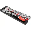 Impact socket set YATO YT-38683 3/8" 12pc Photo 3