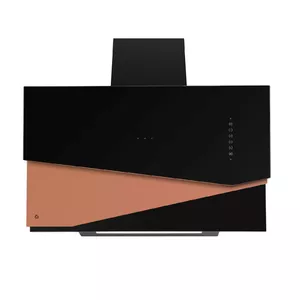 Virtuves nosūcējs Ciarko Design TRIOB/RG Trio melns/rožu zelts ar GestureControl, LED 2900–6000 K, ogļu filtrs, 65 dB