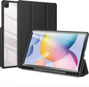 Чехол для планшета Dux Ducis Toby Armored Flip Smart для Samsung Galaxy Tab S6 Lite с держателем стилуса, черный