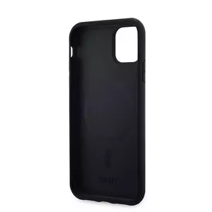 Hardcase phone case DKNY DKHMN61PCPVSLK for iPhone 11/ XR 6.1" Black leather checkered