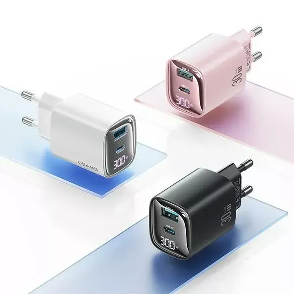 Lādētājs usams CC229 30W GaN USB-C USB Photo 4