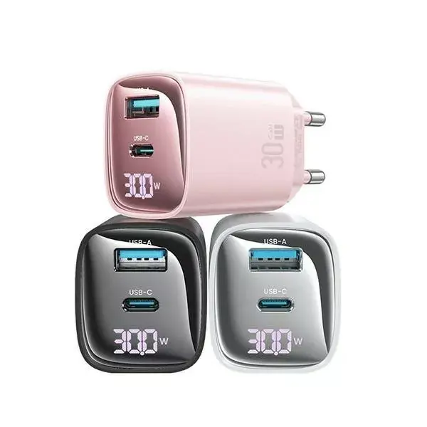 usams CC229 30W GaN USB+USB‑C зарядное Photo 6
