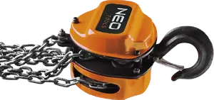 Chain winch NEO Tools TOP-11-761, 2 t lifting capacity, 3 m chain length