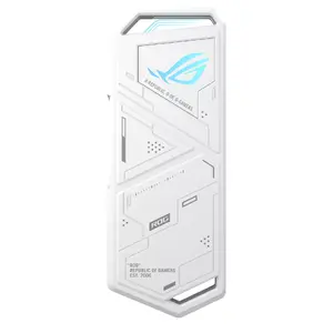 SSD enclosure ASUS ROG Strix Arion White Edition — M.2 PCIe, USB Type-C 10 Gbit/s, single-drive