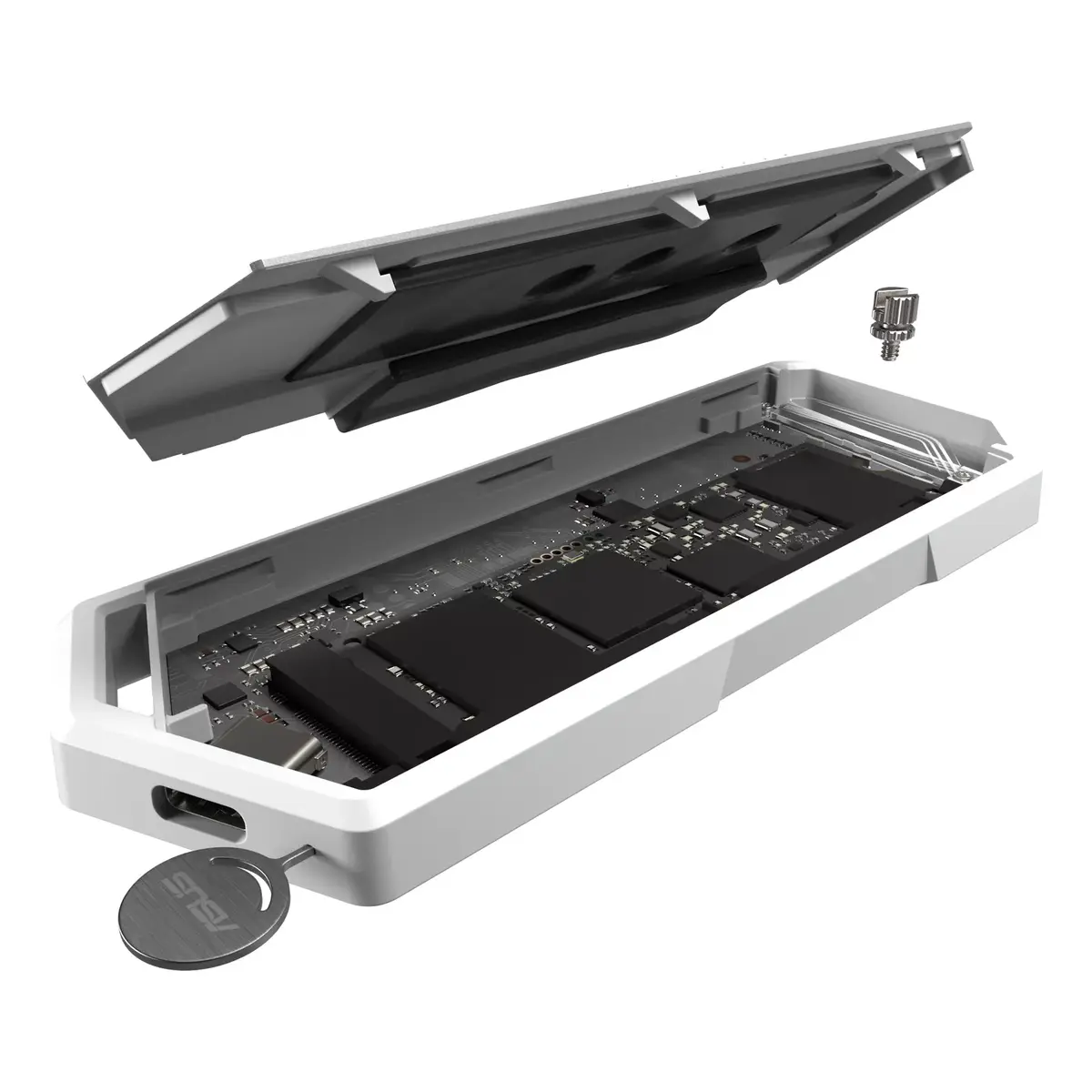 ASUS ROG Strix Arion White Edition M.2 SSD korpuss Photo 8