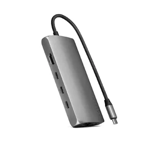 Docking Station Satechi ST-P8KEM Wired USB 3.2 Gen 1 Type-C Grey