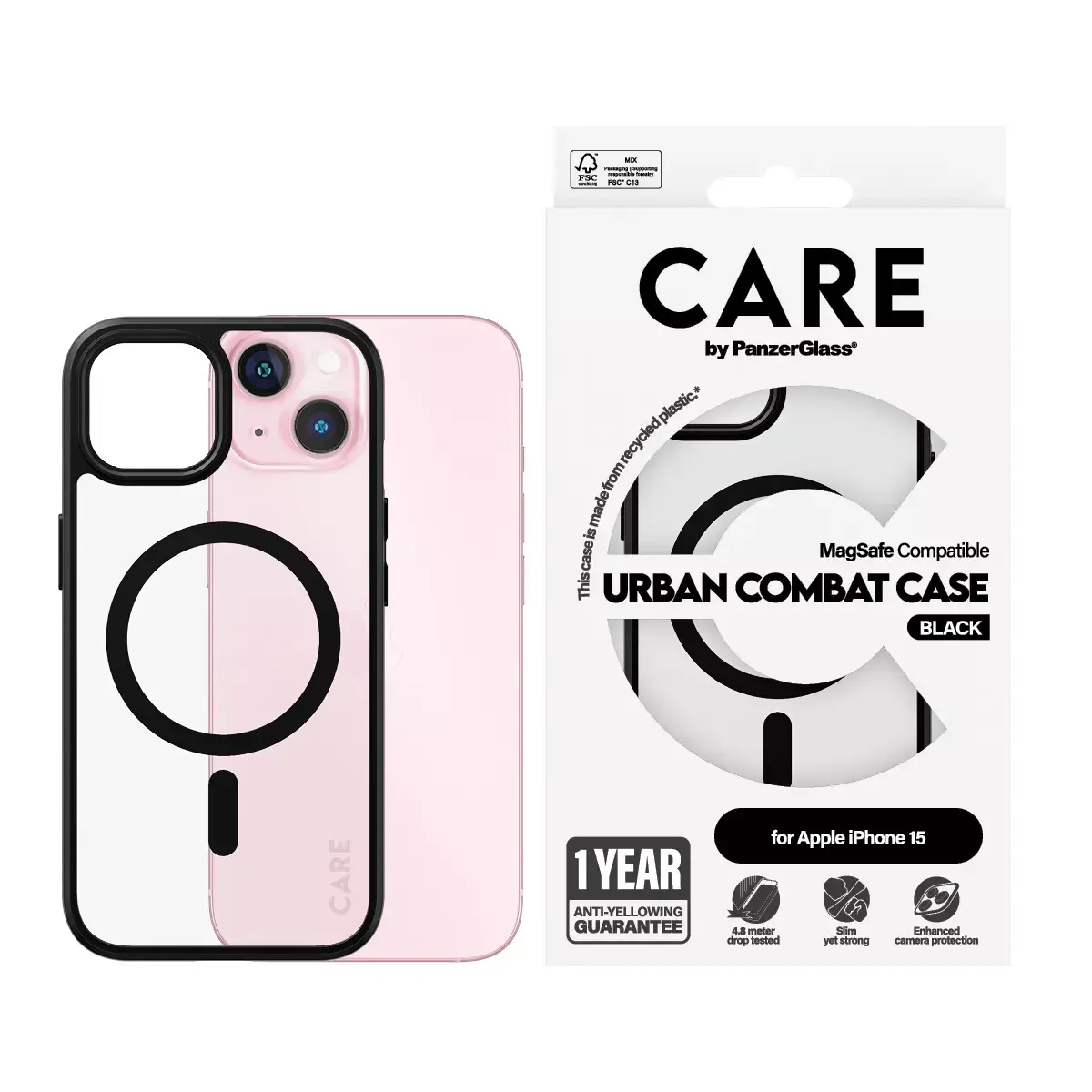 Vāks PanzerGlass CARE by Flagship Case iPhone 15 Photo 2