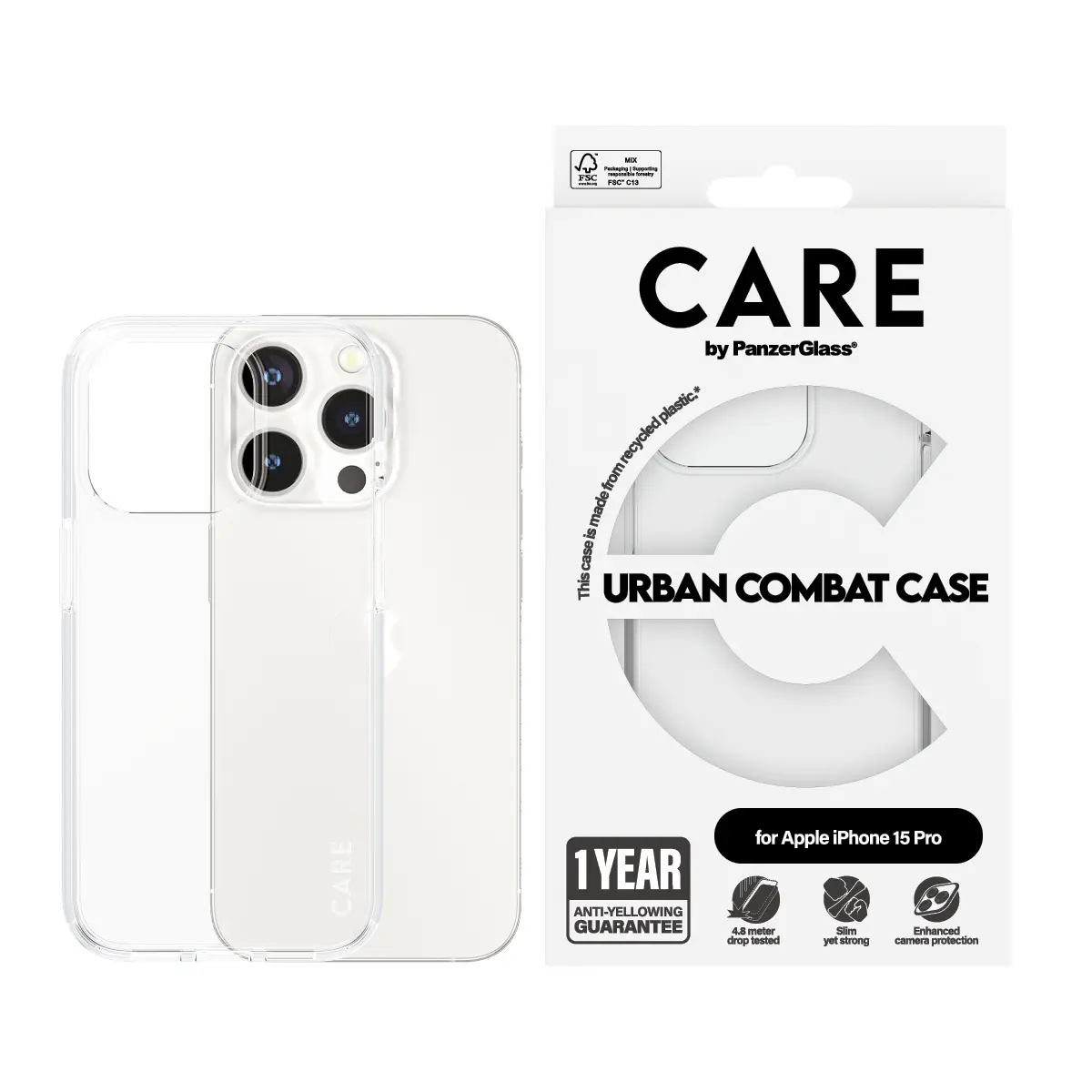 Чехол PanzerGlass CARE Urban Combat для iPhone 15 Pro Photo 2
