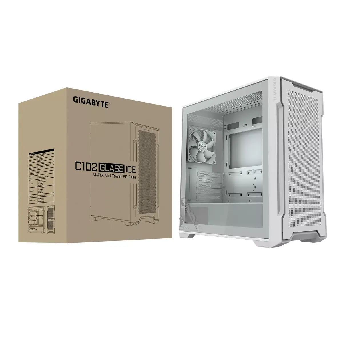 PC Case GIGABYTE C102 GLASS Photo 8