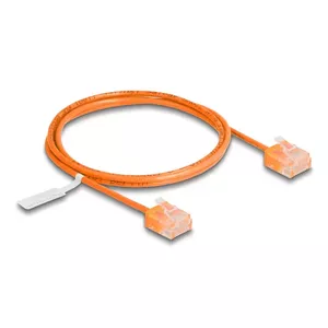 Network Cable DeLOCK RJ45 Cat.6 UTP 1m Orange