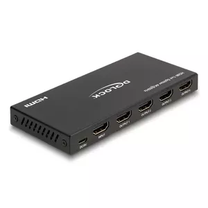DeLOCK HDMI Splitter 1 x HDMI in to 4 x HDMI out 4K 60 Hz