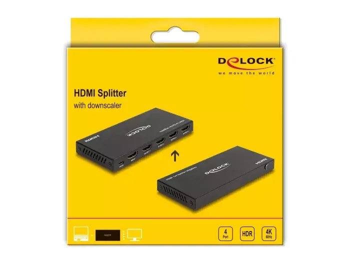 DeLOCK HDMI Splitter 1 x HDMI in to 4 x HDMI out Photo 4