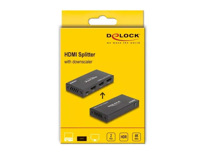 DeLOCK HDMI Splitter 1 x HDMI in to 2 x HDMI out Photo 4