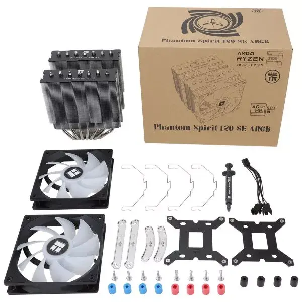 Воздушный кулер Thermalright Phantom Spirit 120 SE ARGB Photo 9