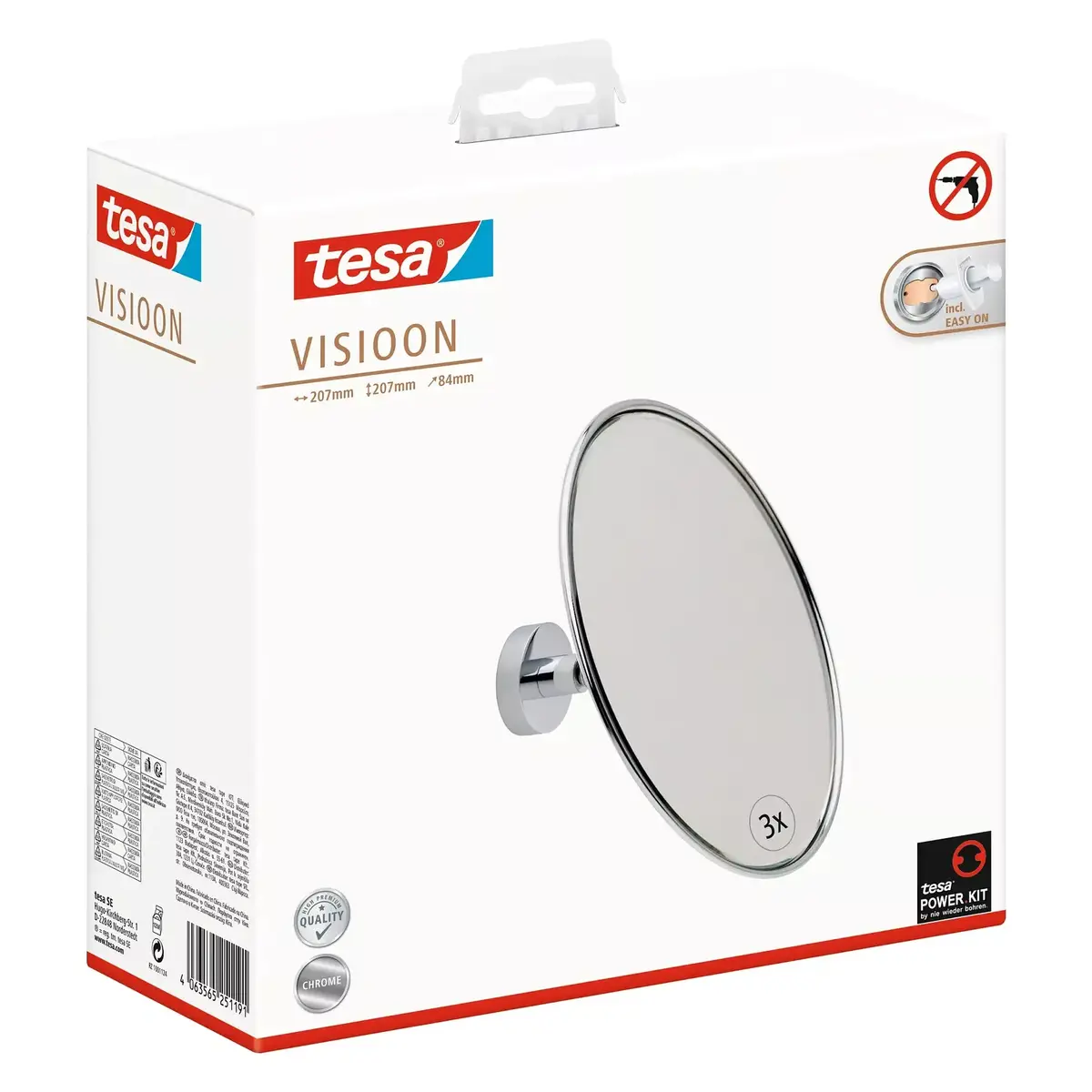 Makeup Mirror TESA 40610-00000-00 Photo 2