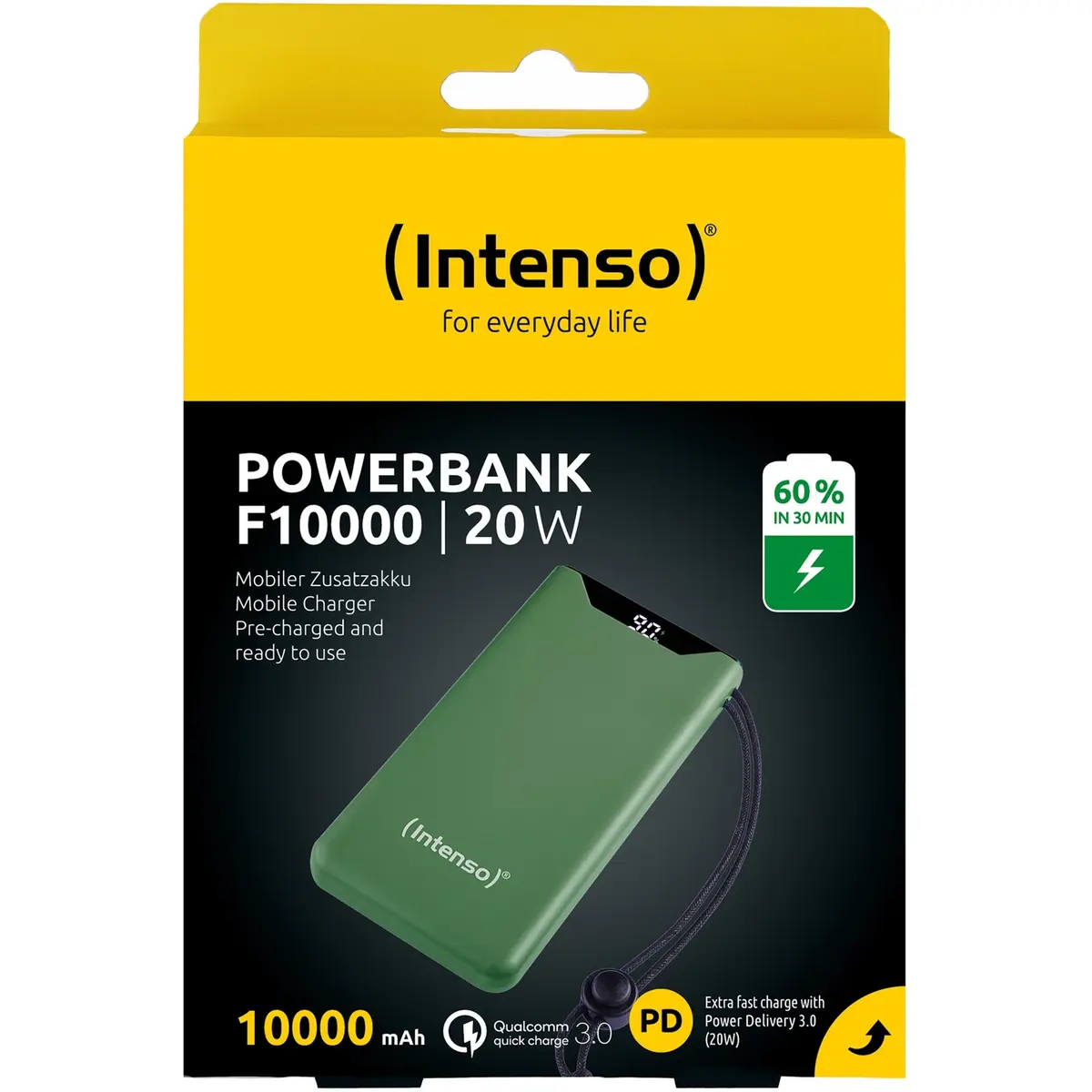 Intenso F10000 Ārējais akumulators 10000 mAh zaļš Photo 16