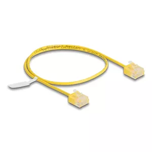 Network Cable DeLOCK RJ45 Cat.6 UTP 0.5m Yellow