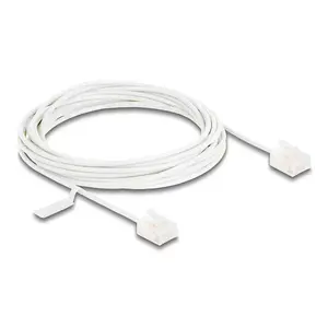 Network Cable DeLOCK RJ45 Cat.6 UTP Ultra Slim 5m White