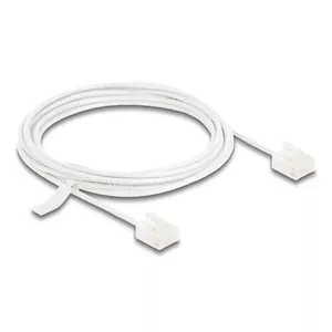 Network Cable DeLOCK RJ45 Cat.6 UTP Ultra Slim 3m White
