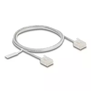 Network Cable DeLOCK RJ45 Cat.6 UTP Ultra Slim 1m Grey