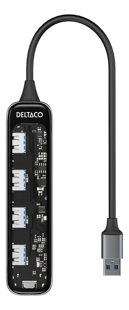 USB хаб Deltaco UH-736 Photo 2