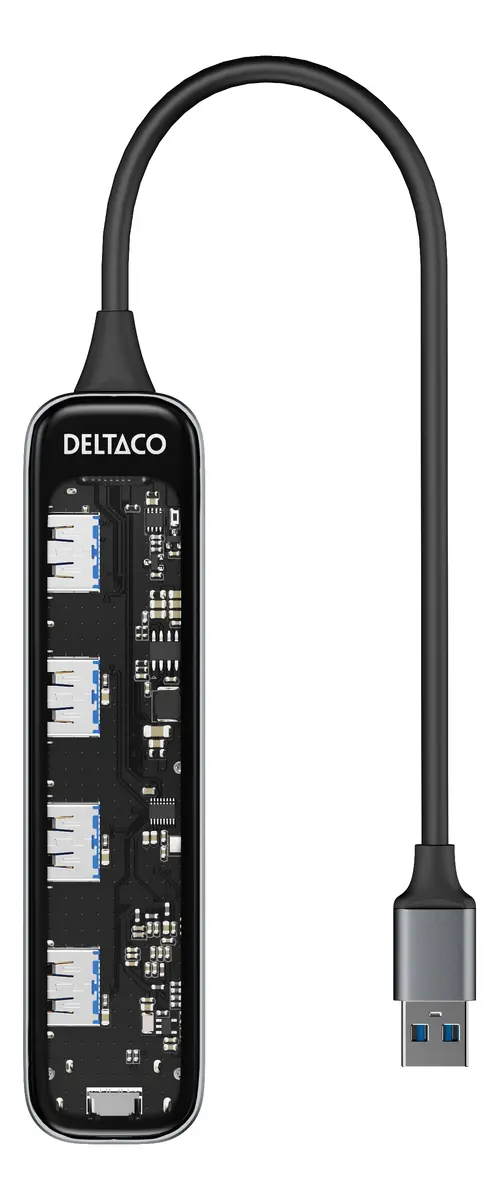 USB-концентратор Deltaco UH-736 Photo 2