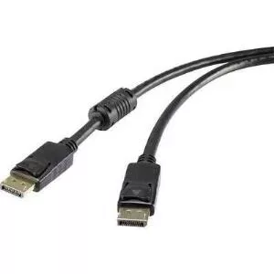 DisplayPort cable Renkforce 1409674 — 50 cm, Digital Video, DisplayPort 1.2
