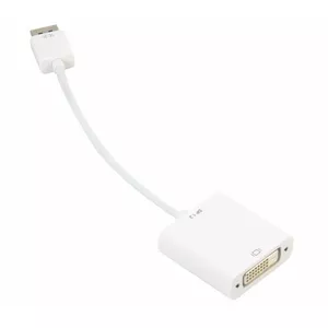 DisplayPort to DVI adapter cable Sharkoon 0.15 m white — DisplayPort 1.2 to DVI