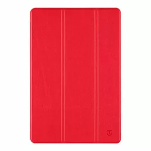 Tactical tri-fold protective case for Xiaomi Redmi Pad SE — red, folio cover with stand function