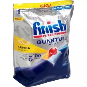 Таблетки для посудомоечной машины FINISH Quantum — 100 шт.