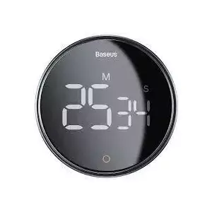Kitchen timer Baseus FMDS000013 digital black — compact digital countdown and count-up timer