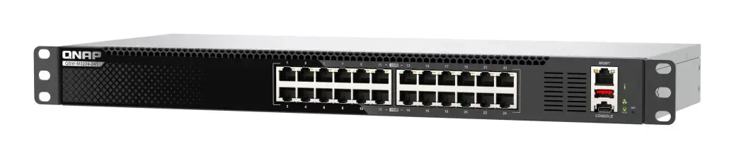 QNAP QSW-M3224-24T управляемый L3 24×10G Photo 3