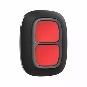 Wireless DoubleButton Ajax 23002.79.BL1 — black double-button panic/auxiliary remote