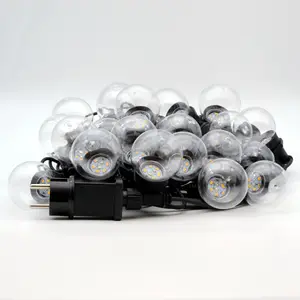 String light RealPower 463627 — 10 m LED, 24 warm white lamps, battery-powered, black