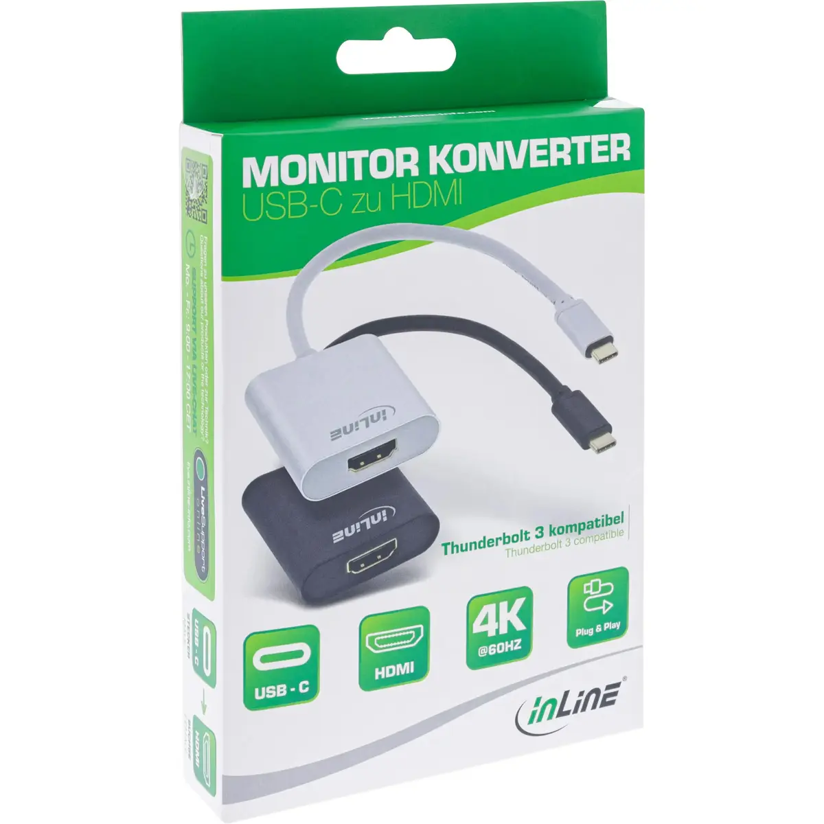 InLine USB-C to HDMI Converter 4K/60Hz 64101B Photo 2