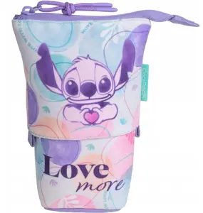 Pencil case with zipper Disney Stitch