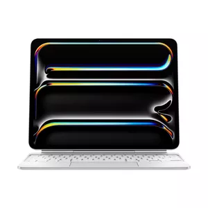 Apple Magic tastatūra iPad Pro 13 collas M4 Britu angļu Balta Bezvadu QWERTY
