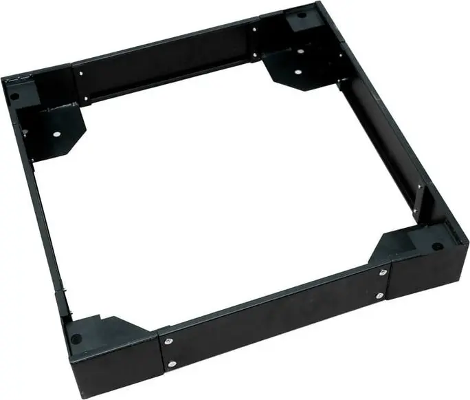 Rack plinth Extralink Plinth 600x1000 Black Photo 2