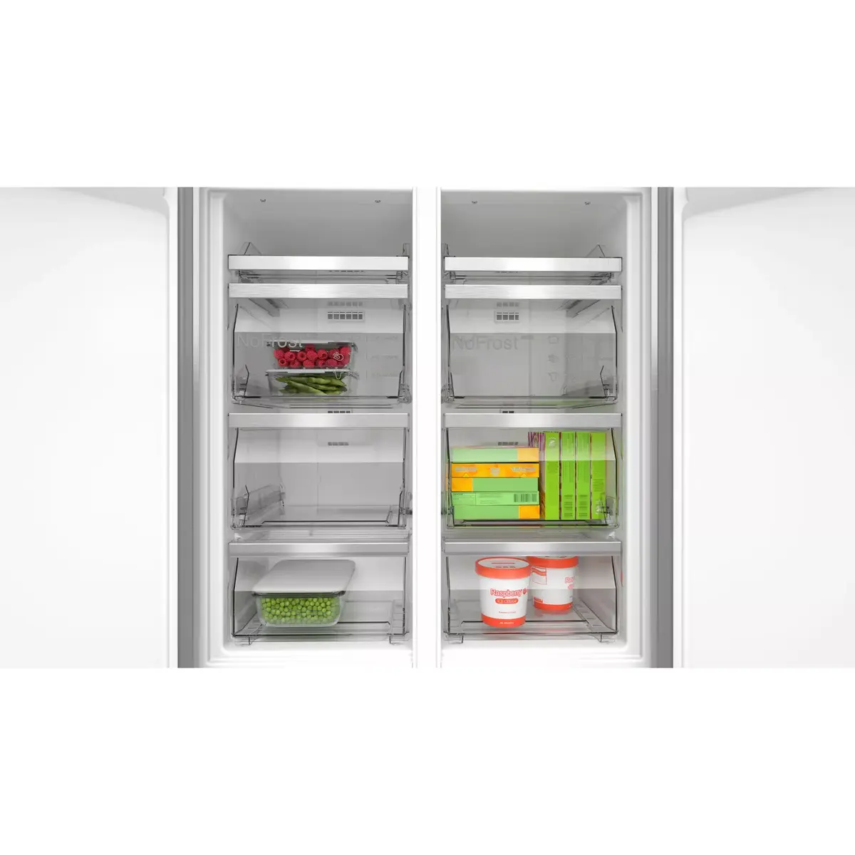 Bosch Serie 4 KMC85LBEA side-by-side ledusskapis Photo 3