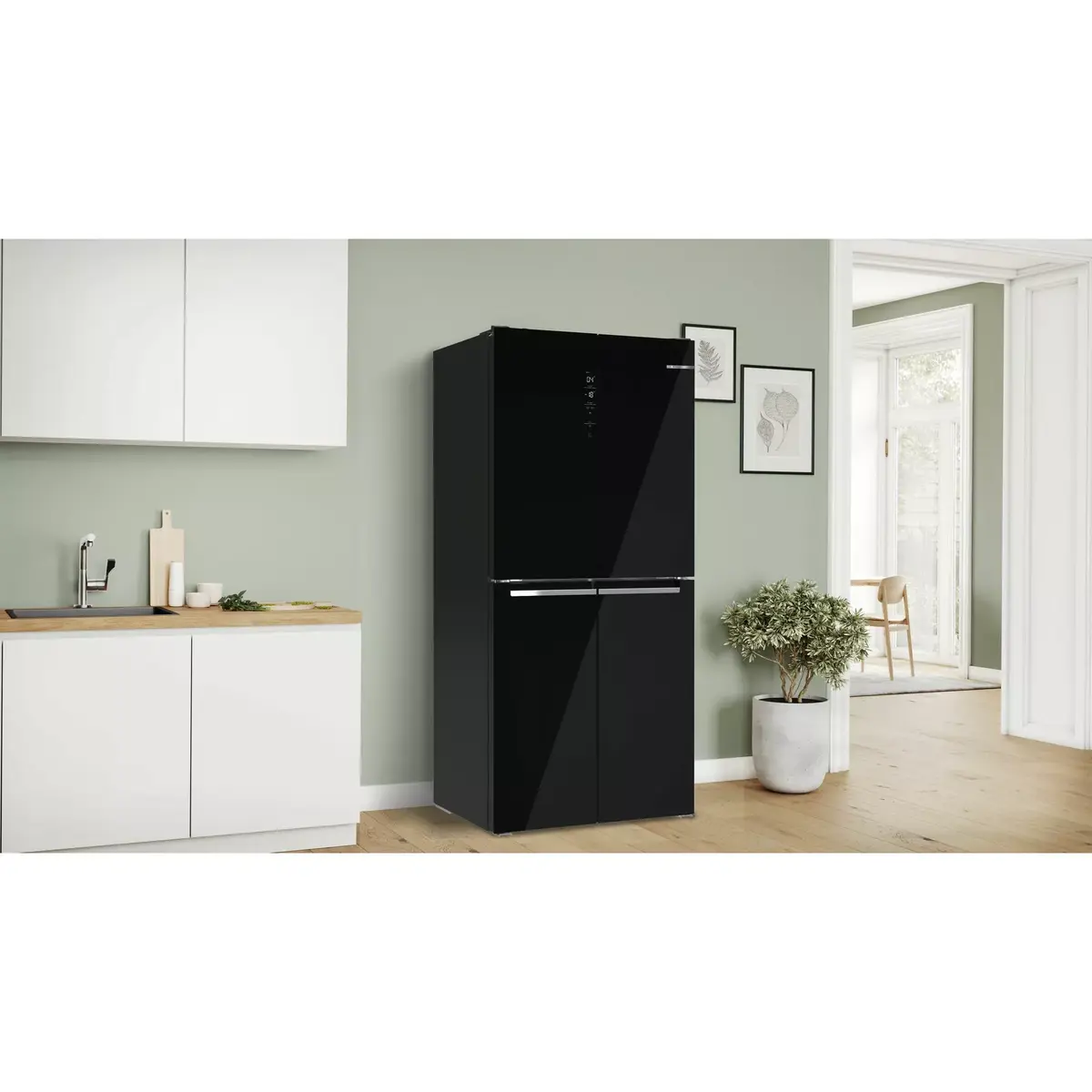 Bosch Serie 4 KMC85LBEA side-by-side ledusskapis Photo 7