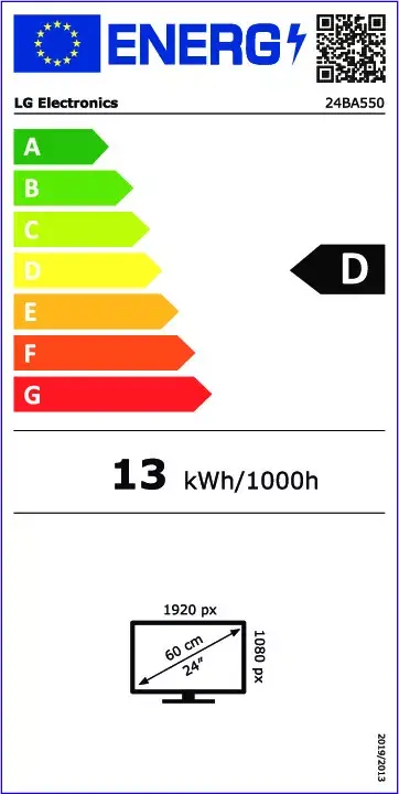 Монитор LG 24BA550-B Photo 11