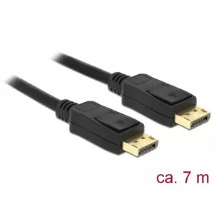 DisplayPort cable DeLOCK 84860 7 m Black